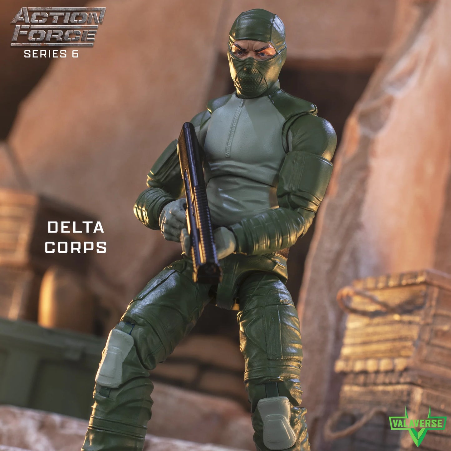 Valaverse Action Force Delta Corps 1:12 Action Figure