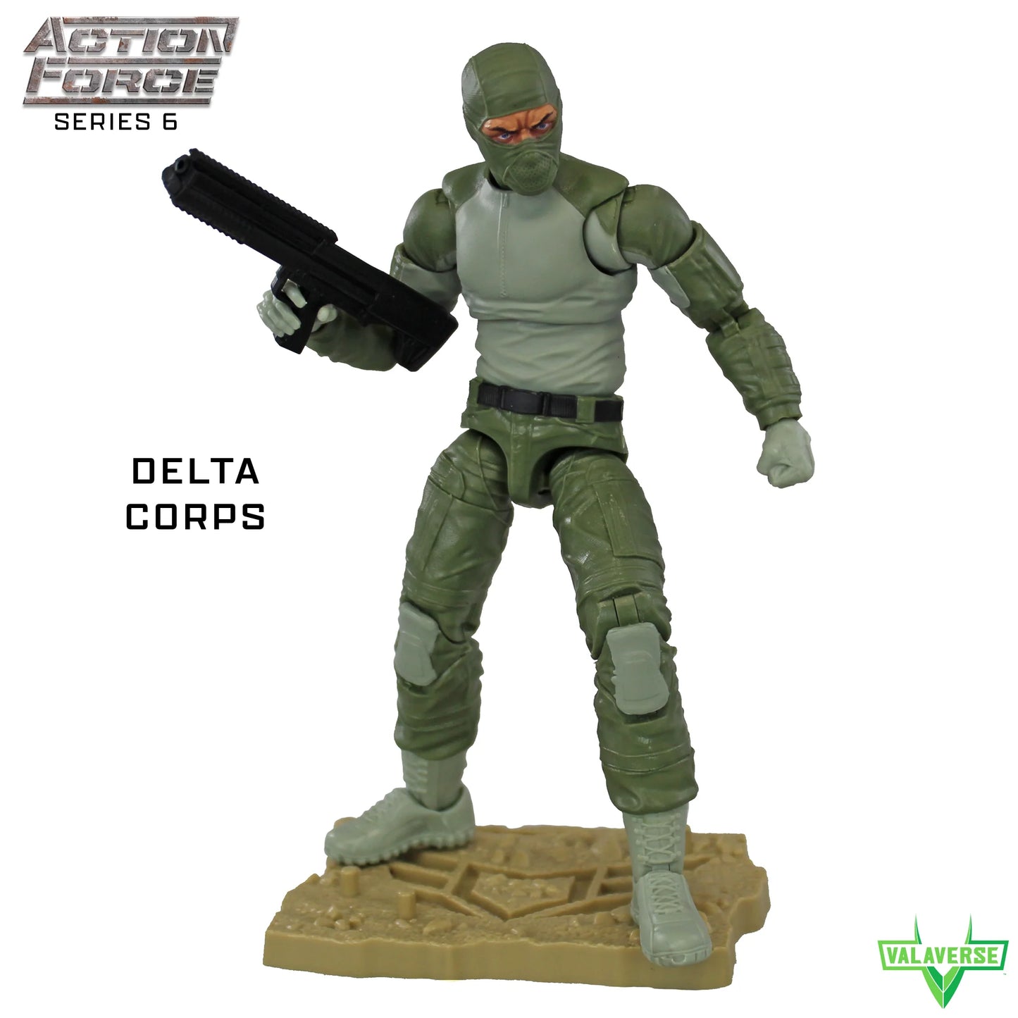 Valaverse Action Force Delta Corps 1:12 Action Figure