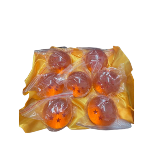 Dragon Ball Z 7 Star Balls Set 7.6cm Orange