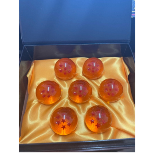 Dragon Ball Z 7 Star Balls Set Orange/Blue 4.3cm