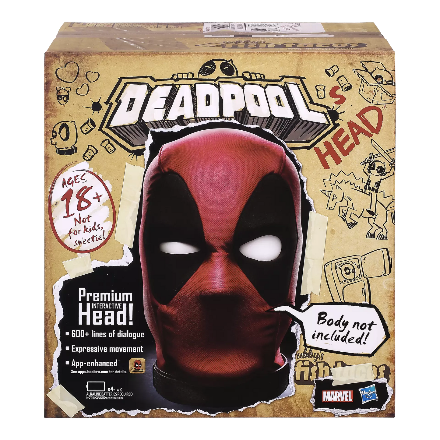 Marvel Legends Interactive Electronic Deadpool's Head