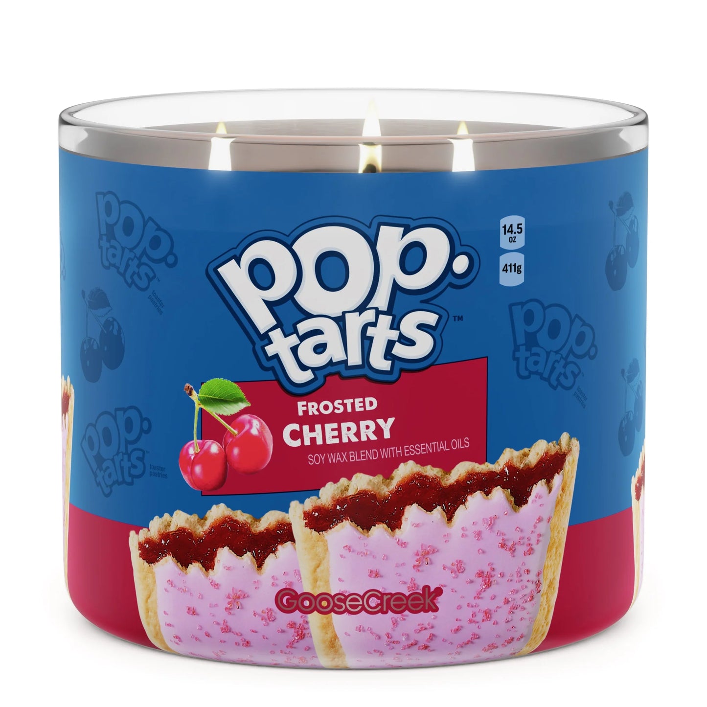 Frosted Cherry Pop-Tart Large 3-Wick Candle