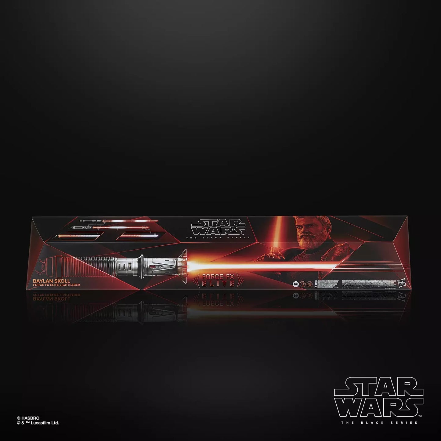 Star Wars The Black Series Baylan Skoll Force FX Elite Electronic Lightsaber