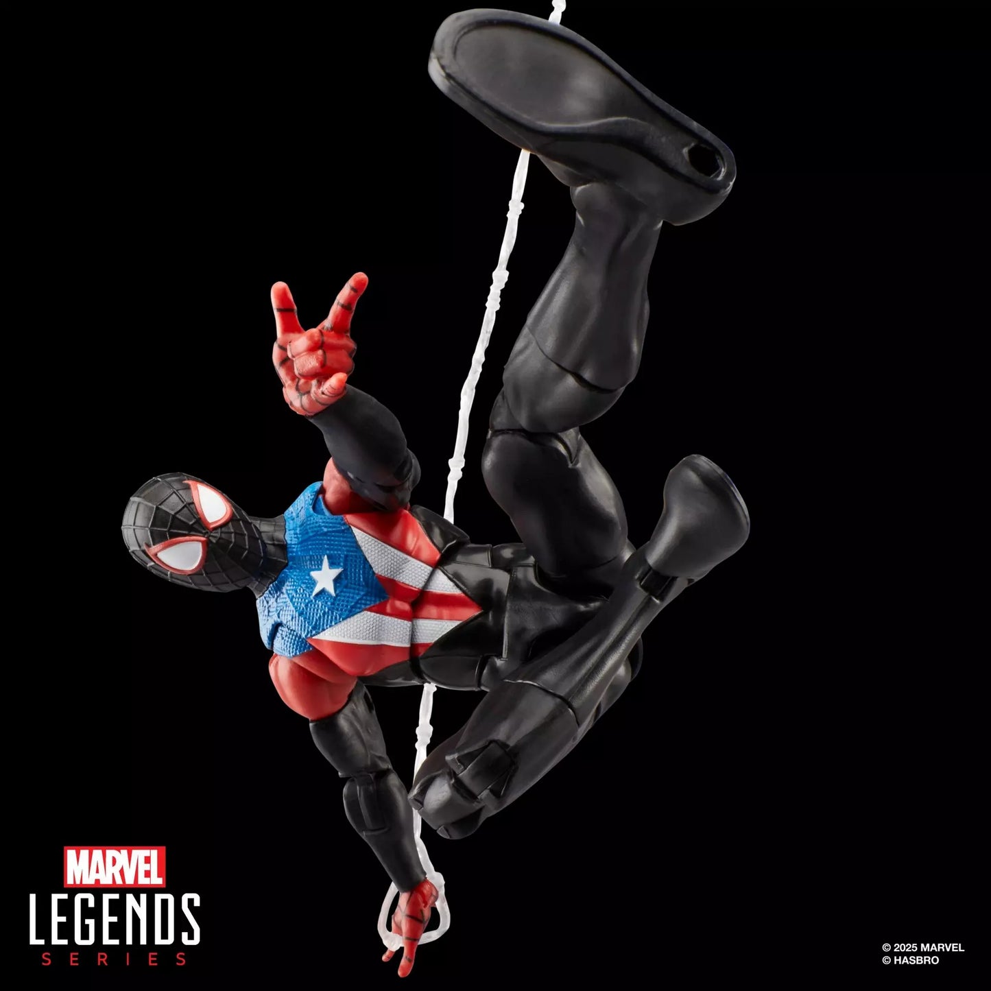 Spider-Man Marvel Legends Series Gamerverse Miles Morales Boricua Suit 6-Inch Action Figure