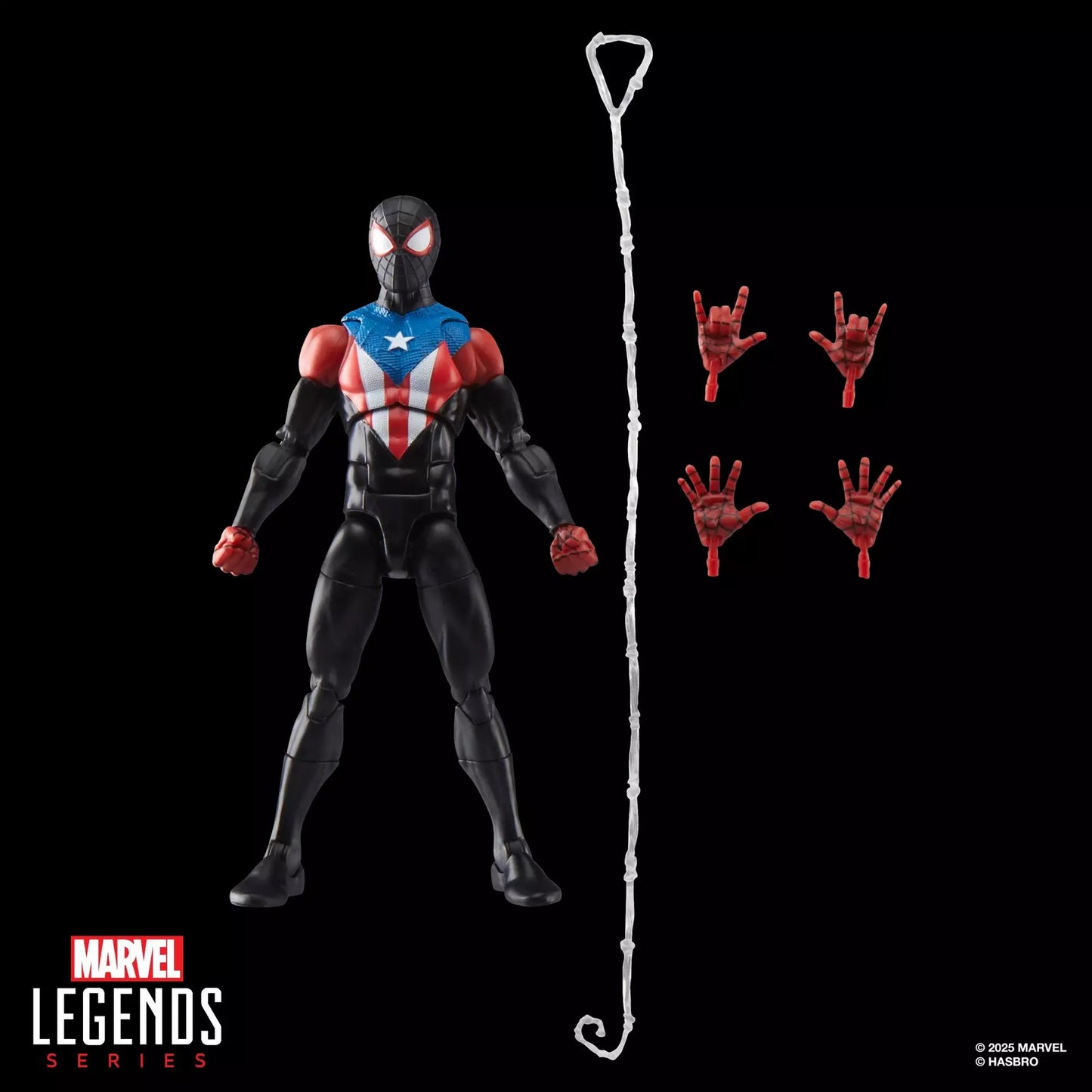Spider-Man Marvel Legends Series Gamerverse Miles Morales Boricua Suit 6-Inch Action Figure
