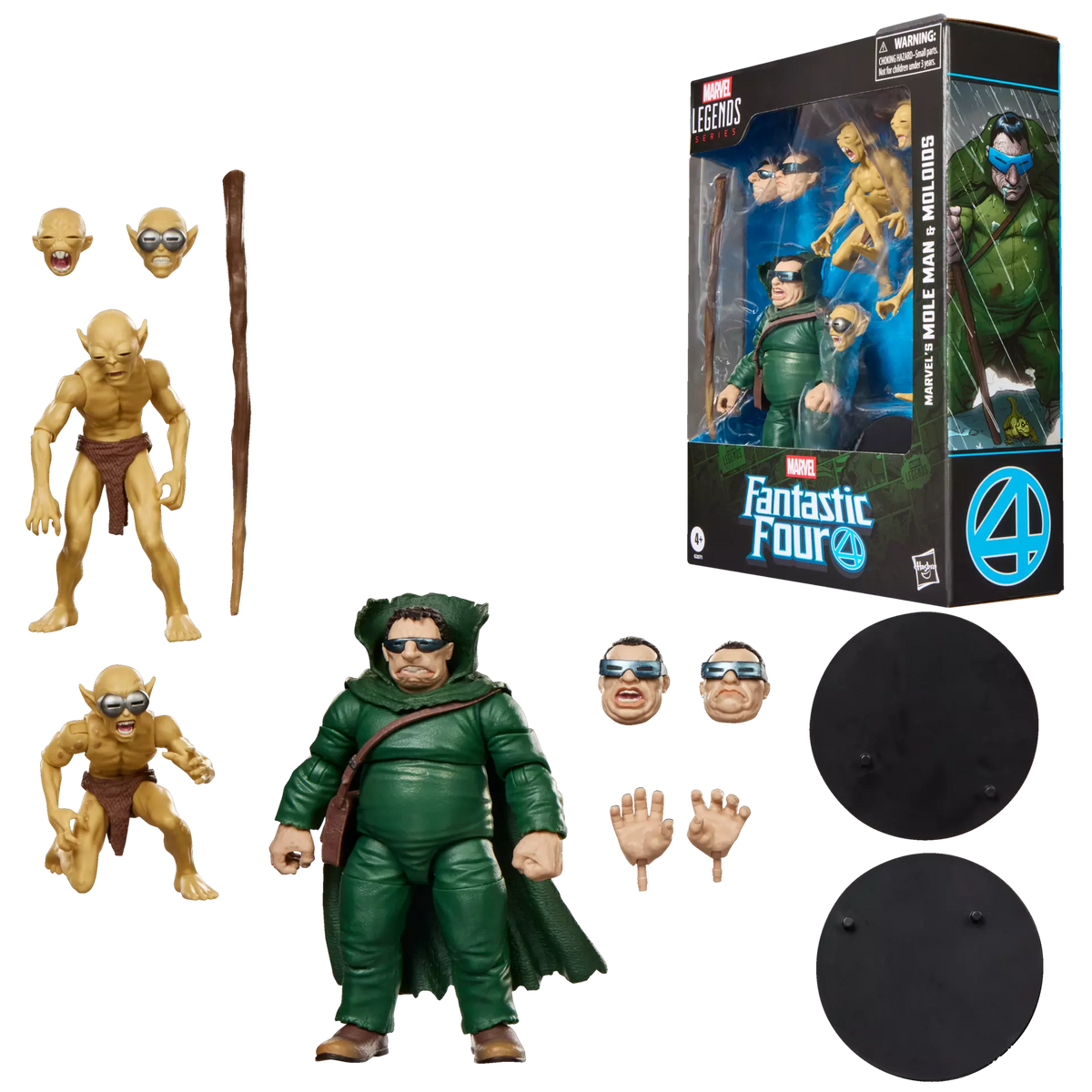 Marvel Legends Mole Man & Moloids Action Figure