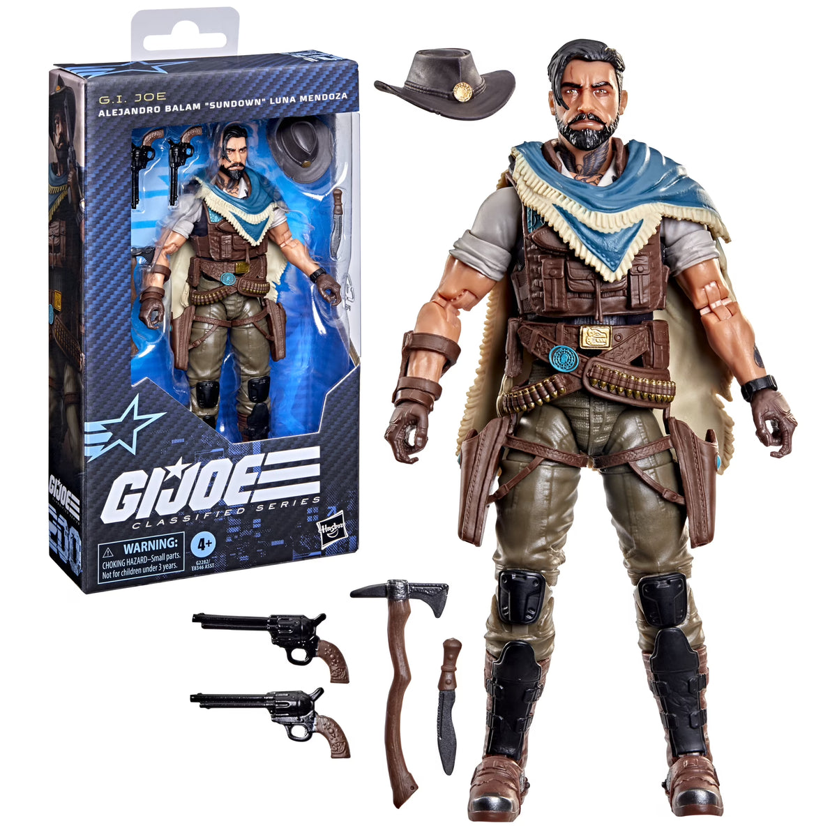 G.I. Joe Classified Series Alejandro Balam "Sundown" Luna Mendoza 6 Inch Action Figure