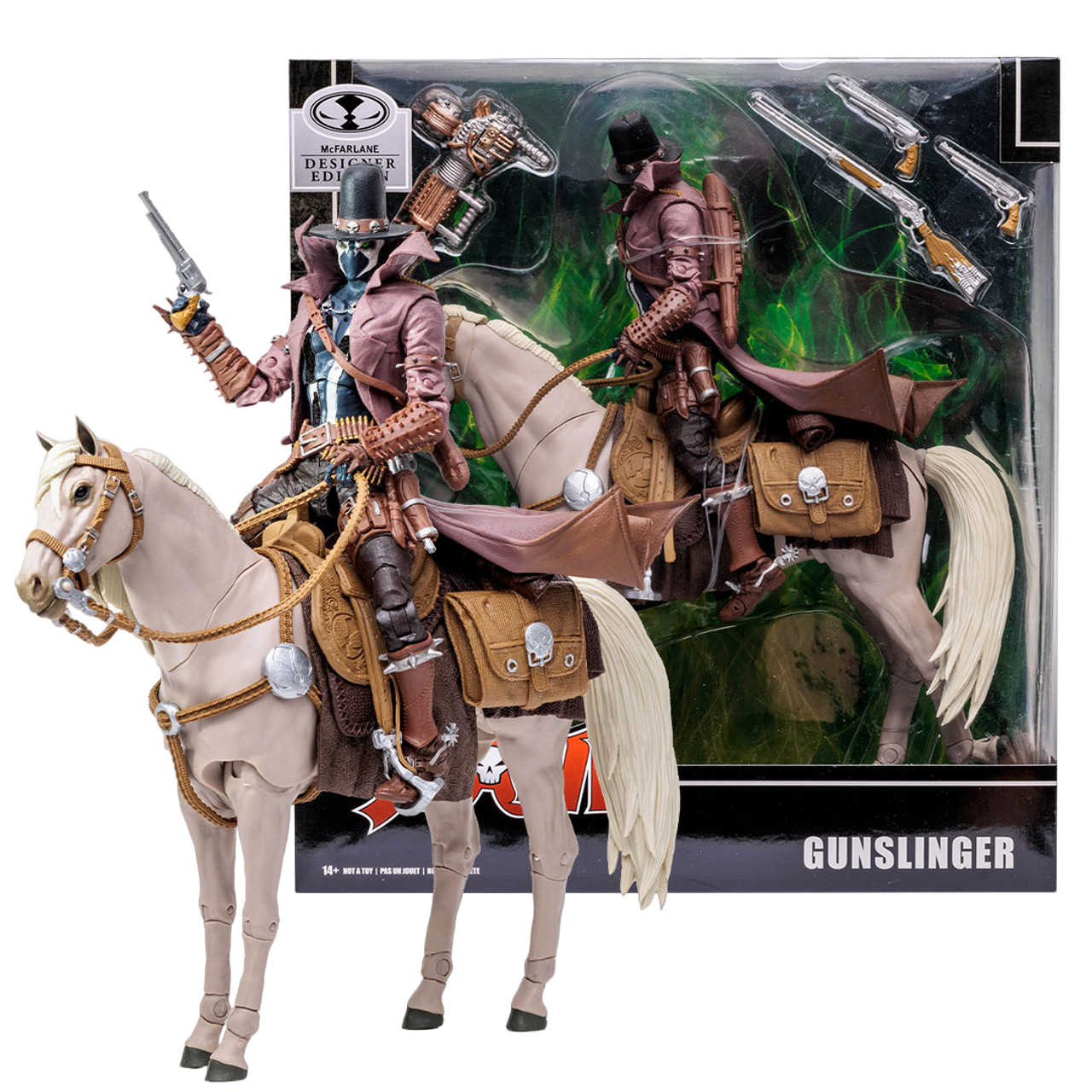 McFarlane Designer Edition Spawn Gunslinger on Horse