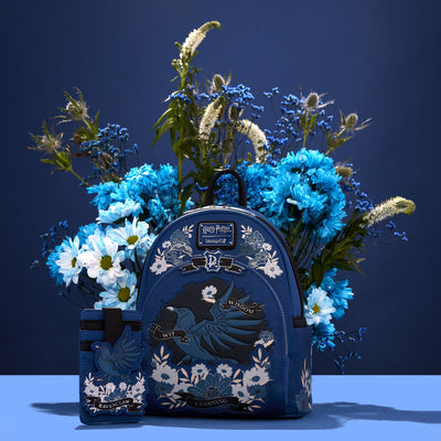 Harry Potter Ravenclaw House Floral Tattoo Mini Backpack