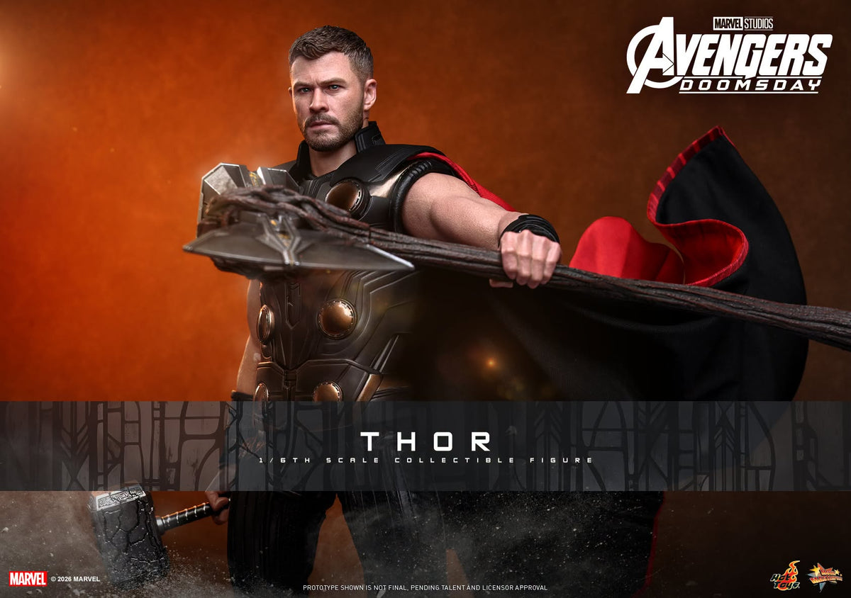PRE-ORDER Hot Toys Avengers Doomsday Thor Deluxe Version Sixth Scale Figure