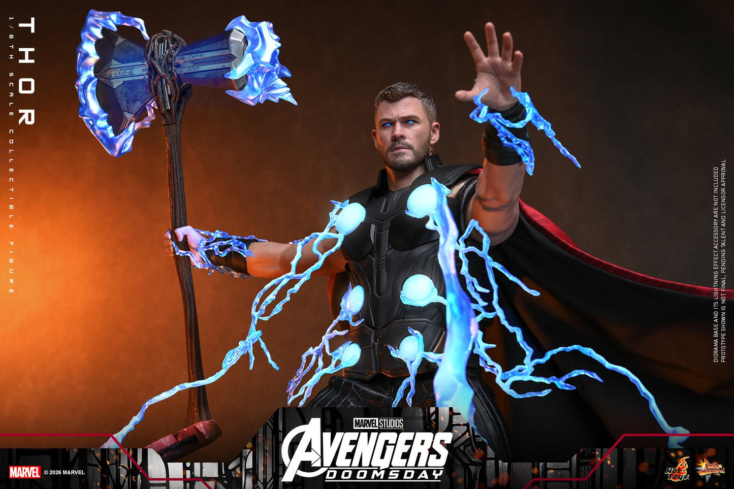 PRE-ORDER Hot Toys Avengers Doomsday Thor Deluxe Version Sixth Scale Figure