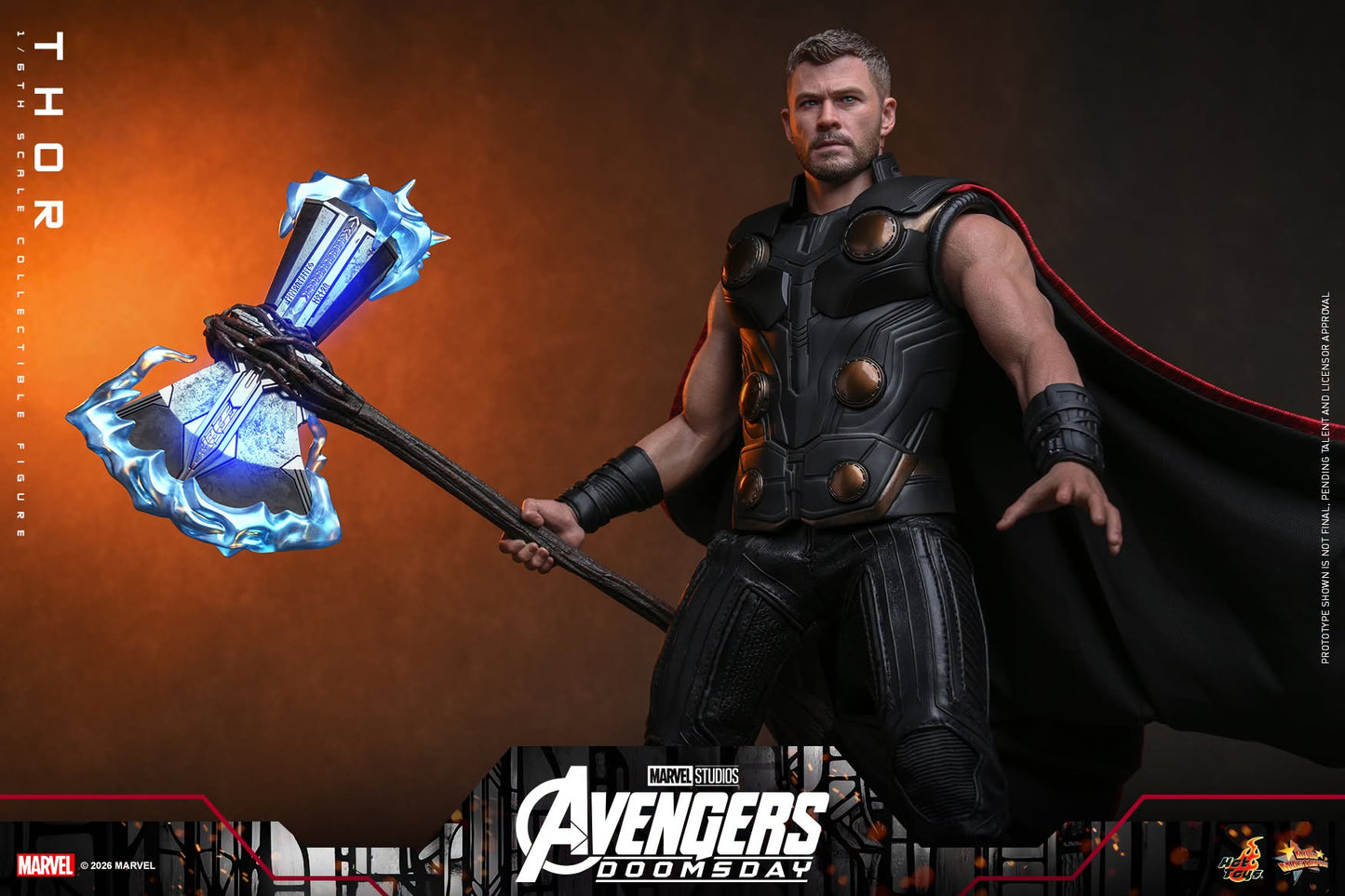 PRE-ORDER Hot Toys Avengers Doomsday Thor Deluxe Version Sixth Scale Figure
