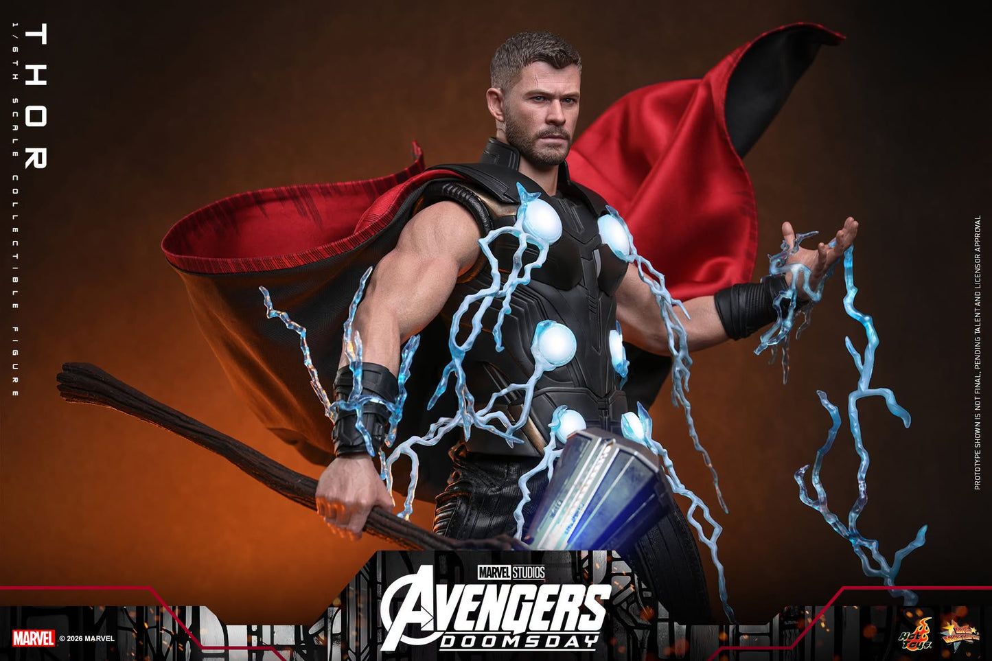 PRE-ORDER Hot Toys Avengers Doomsday Thor Deluxe Version Sixth Scale Figure