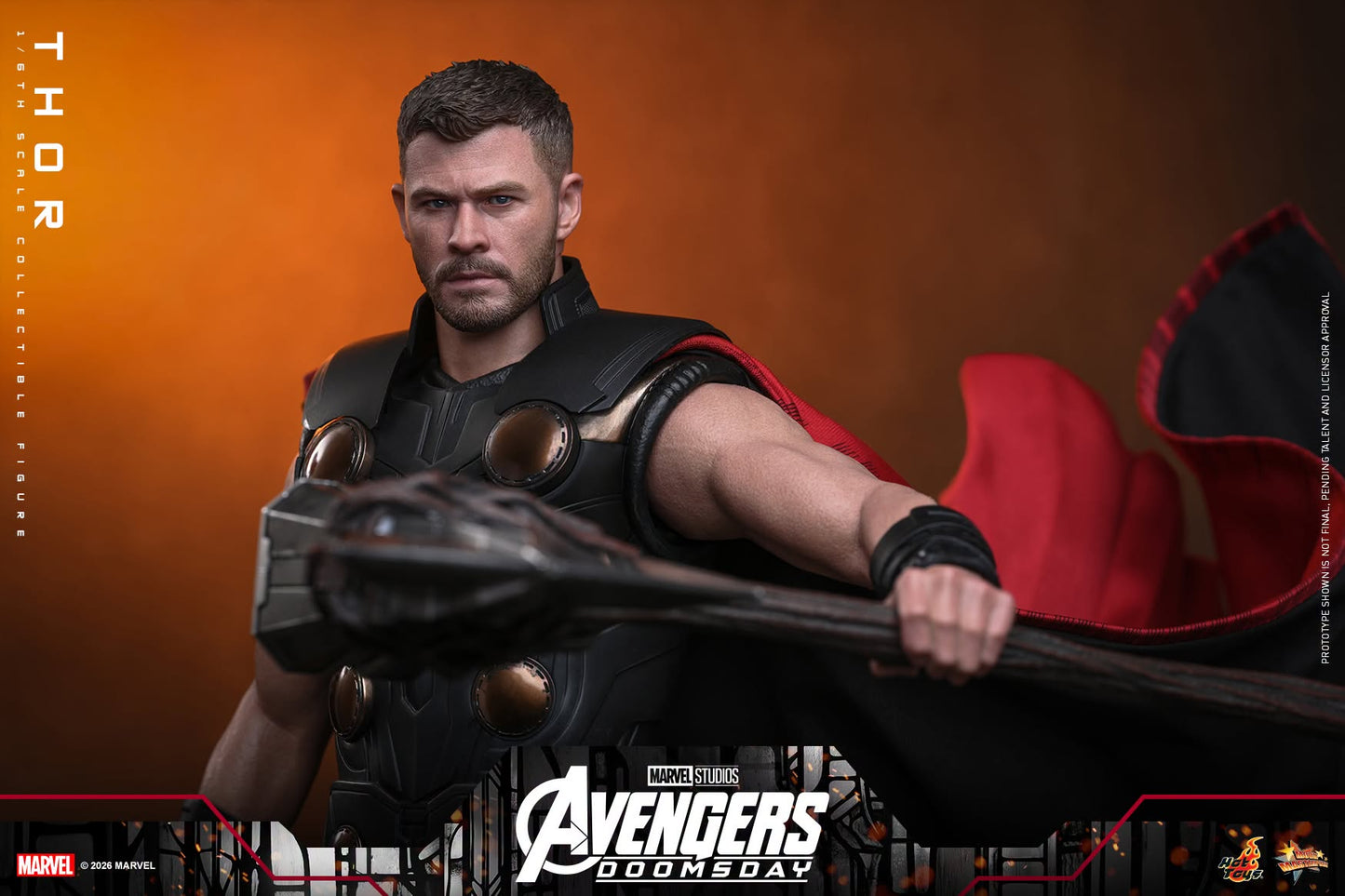 PRE-ORDER Hot Toys Avengers Doomsday Thor Deluxe Version Sixth Scale Figure