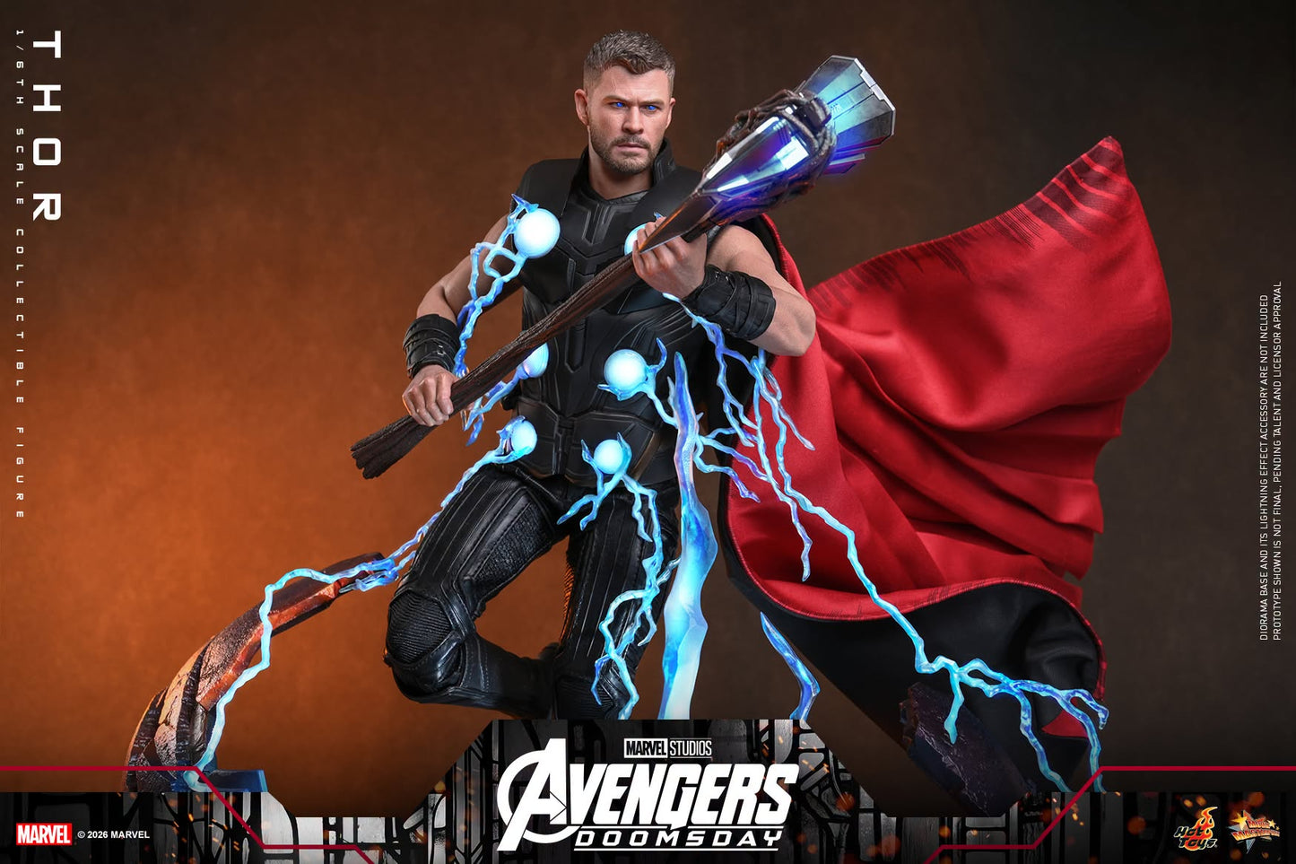 PRE-ORDER Hot Toys Avengers Doomsday Thor Deluxe Version Sixth Scale Figure
