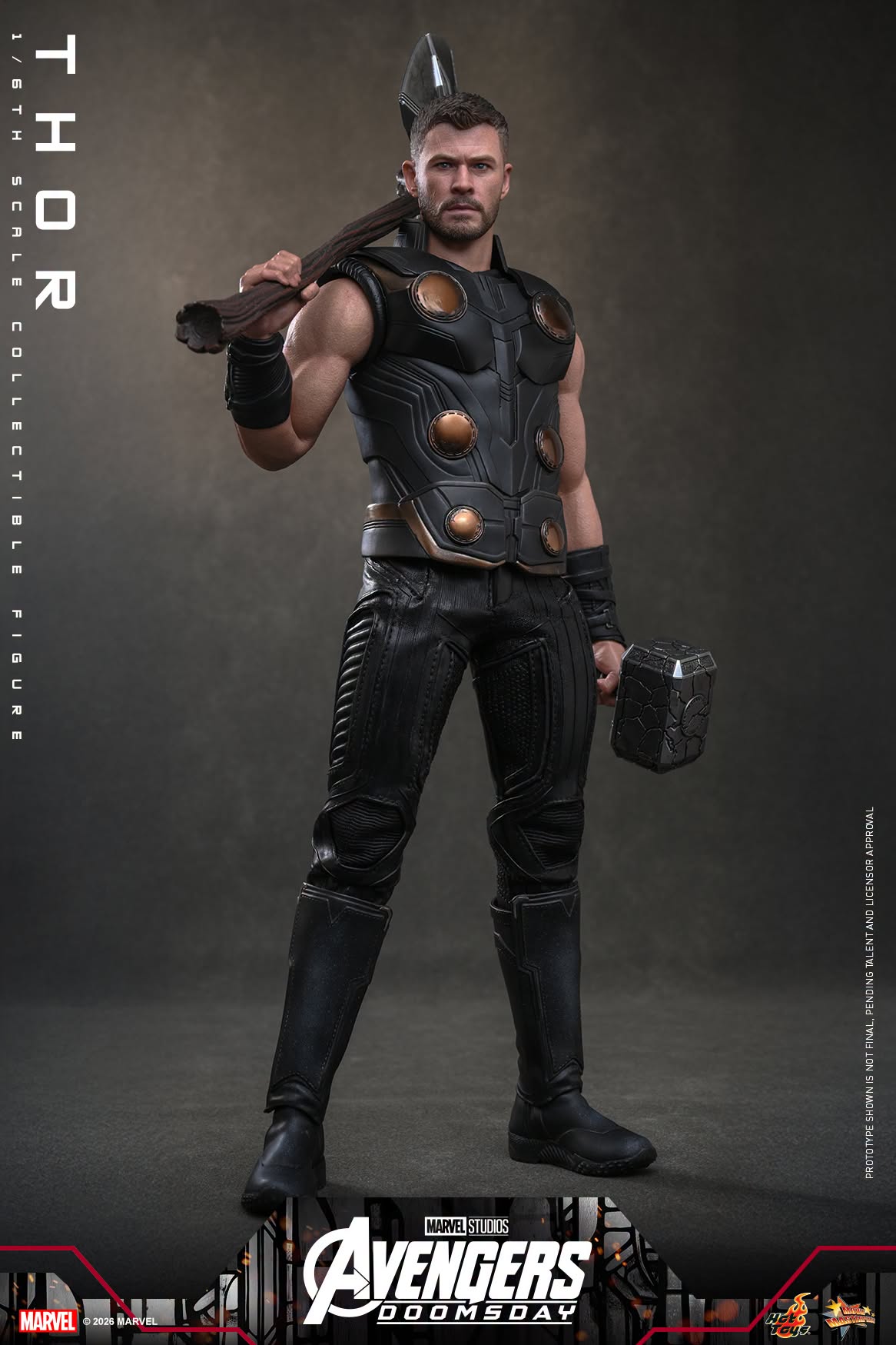 PRE-ORDER Hot Toys Avengers Doomsday Thor Deluxe Version Sixth Scale Figure