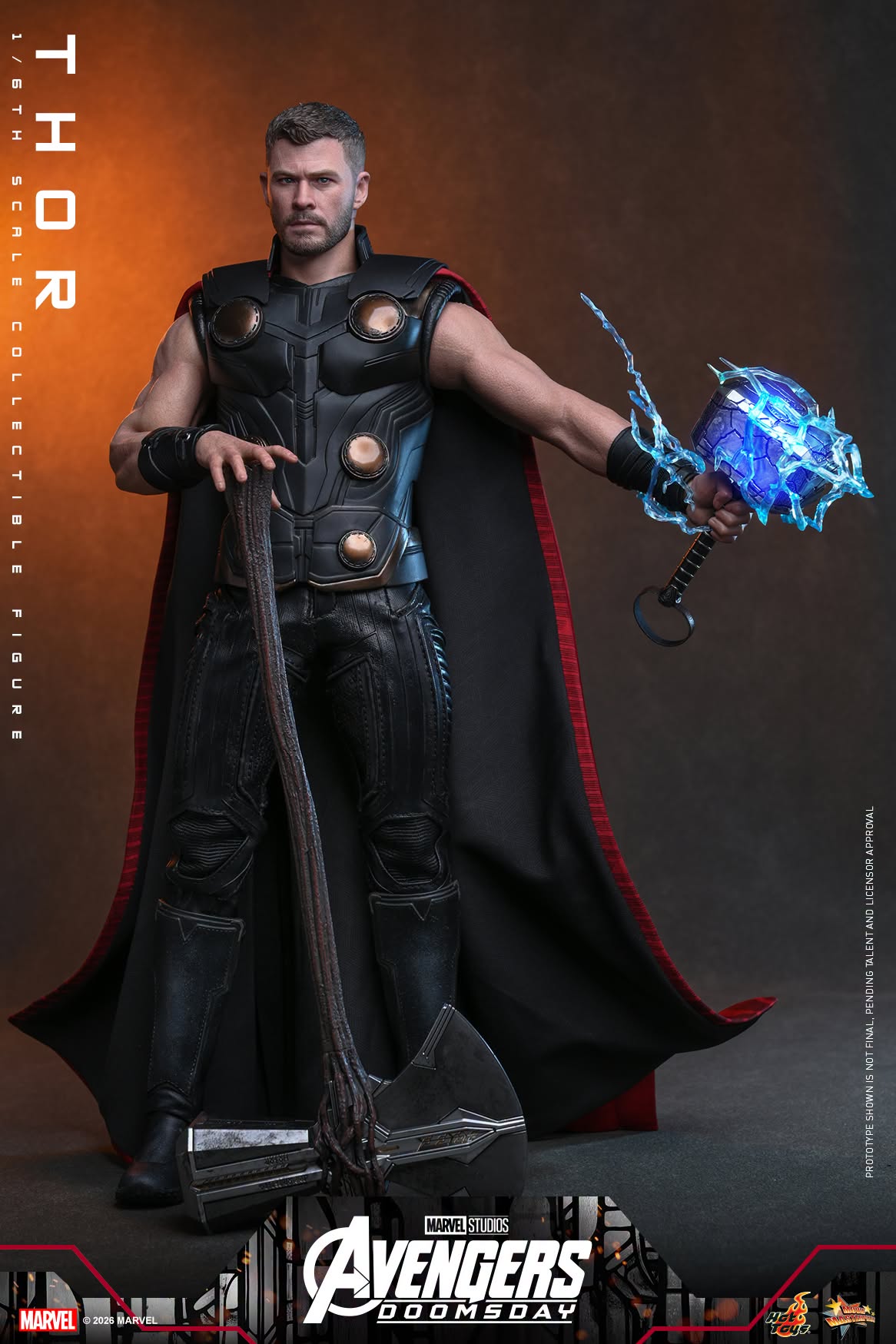 PRE-ORDER Hot Toys Avengers Doomsday Thor Deluxe Version Sixth Scale Figure