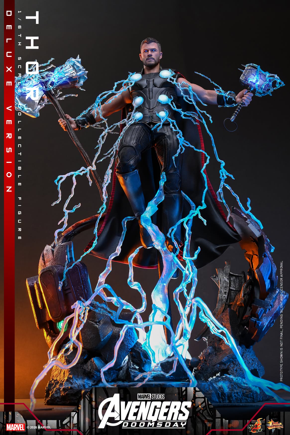PRE-ORDER Hot Toys Avengers Doomsday Thor Deluxe Version Sixth Scale Figure