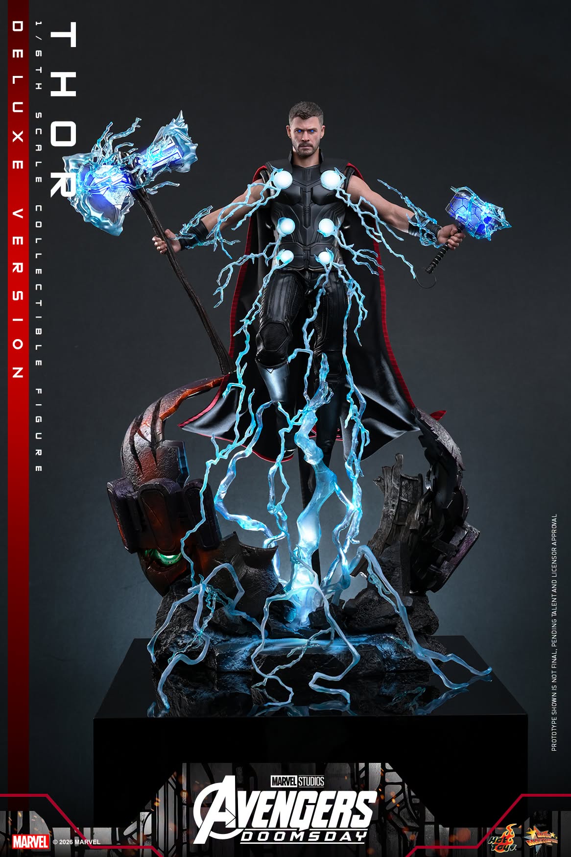 PRE-ORDER Hot Toys Avengers Doomsday Thor Deluxe Version Sixth Scale Figure