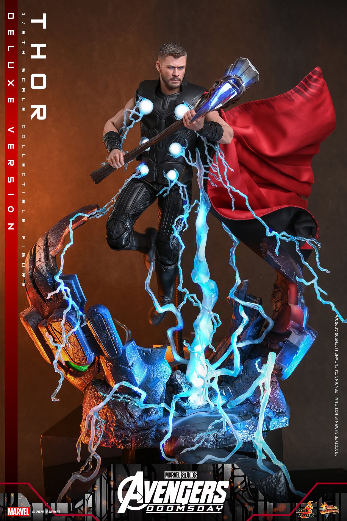 PRE-ORDER Hot Toys Avengers Doomsday Thor Deluxe Version Sixth Scale Figure