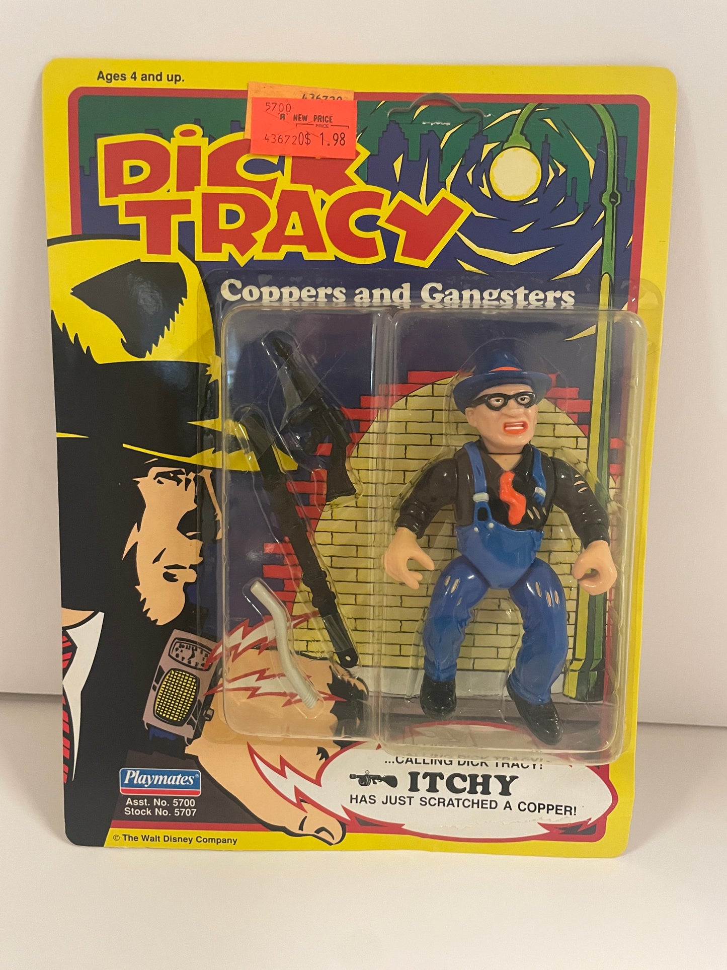 Vintage Playmates Dick Tracy Itchy