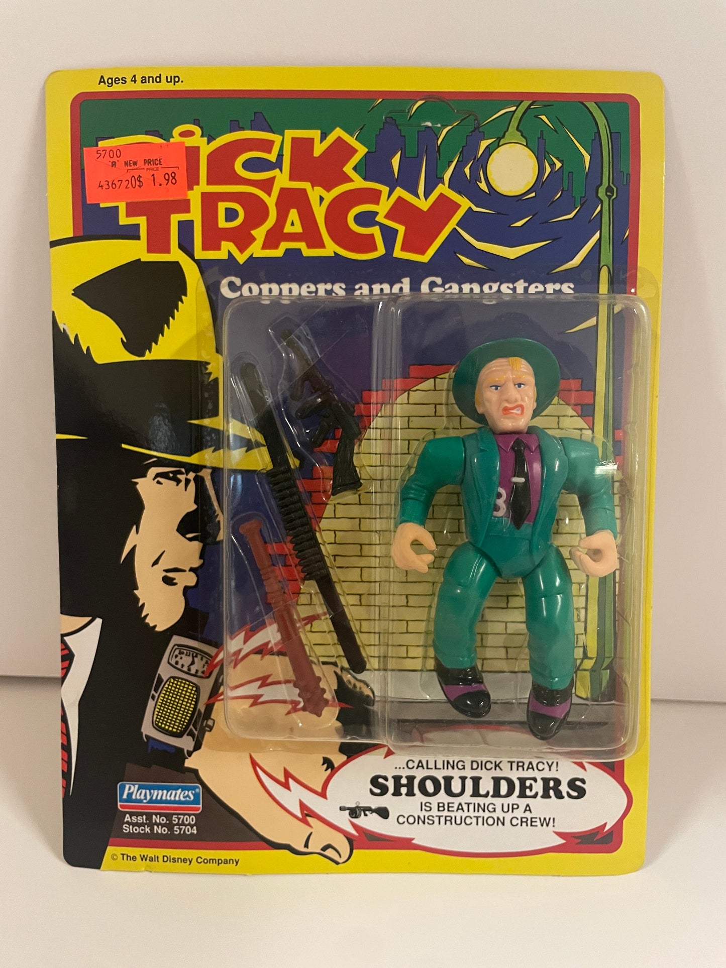 Vintage Playmates Dick Tracy Shoulders