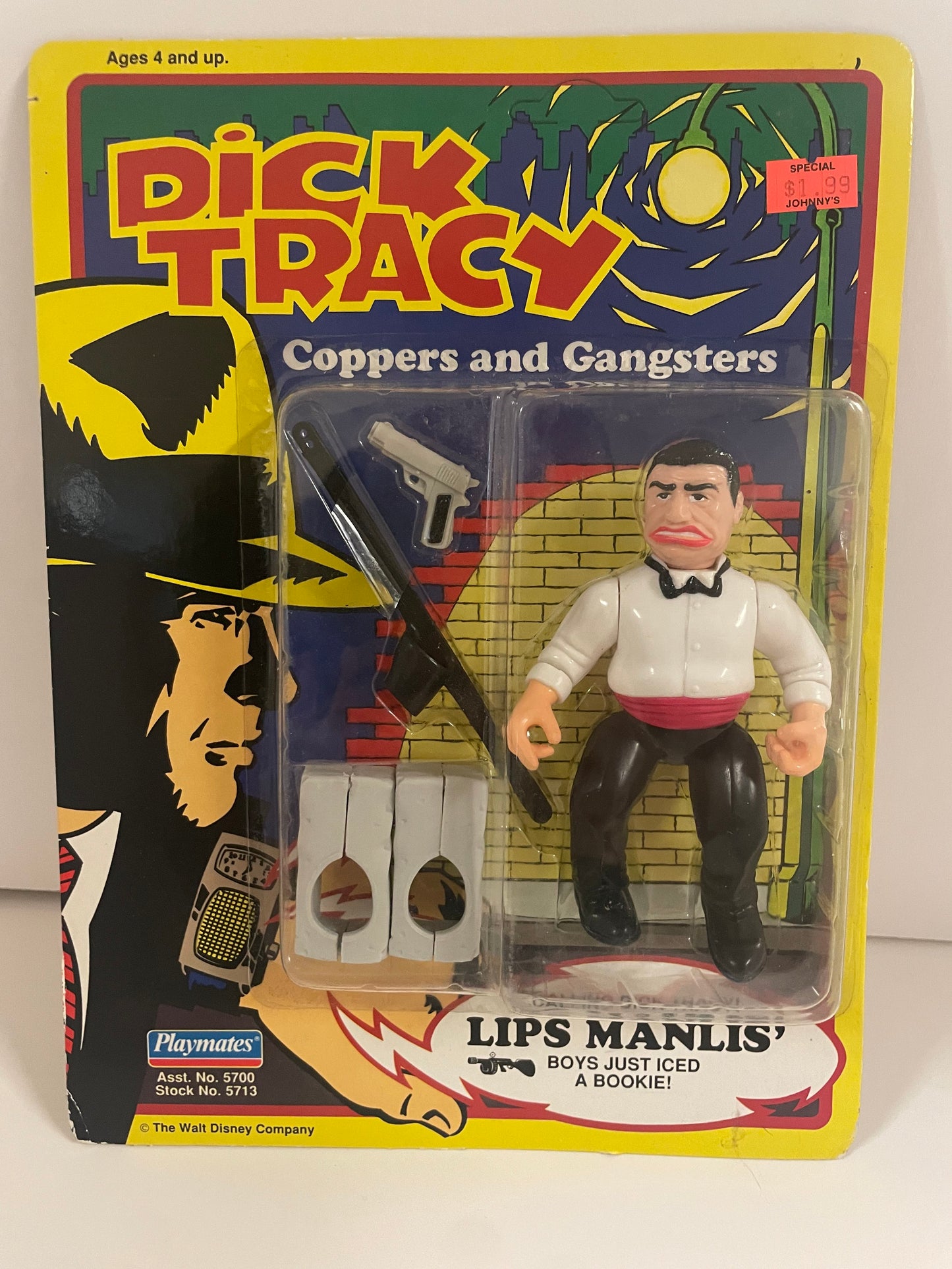 Vintage Playmates Dick Tracy Lips Manlis'