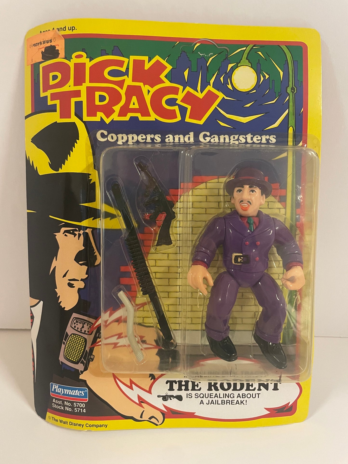 Vintage Playmates Dick Tracy The Rodent