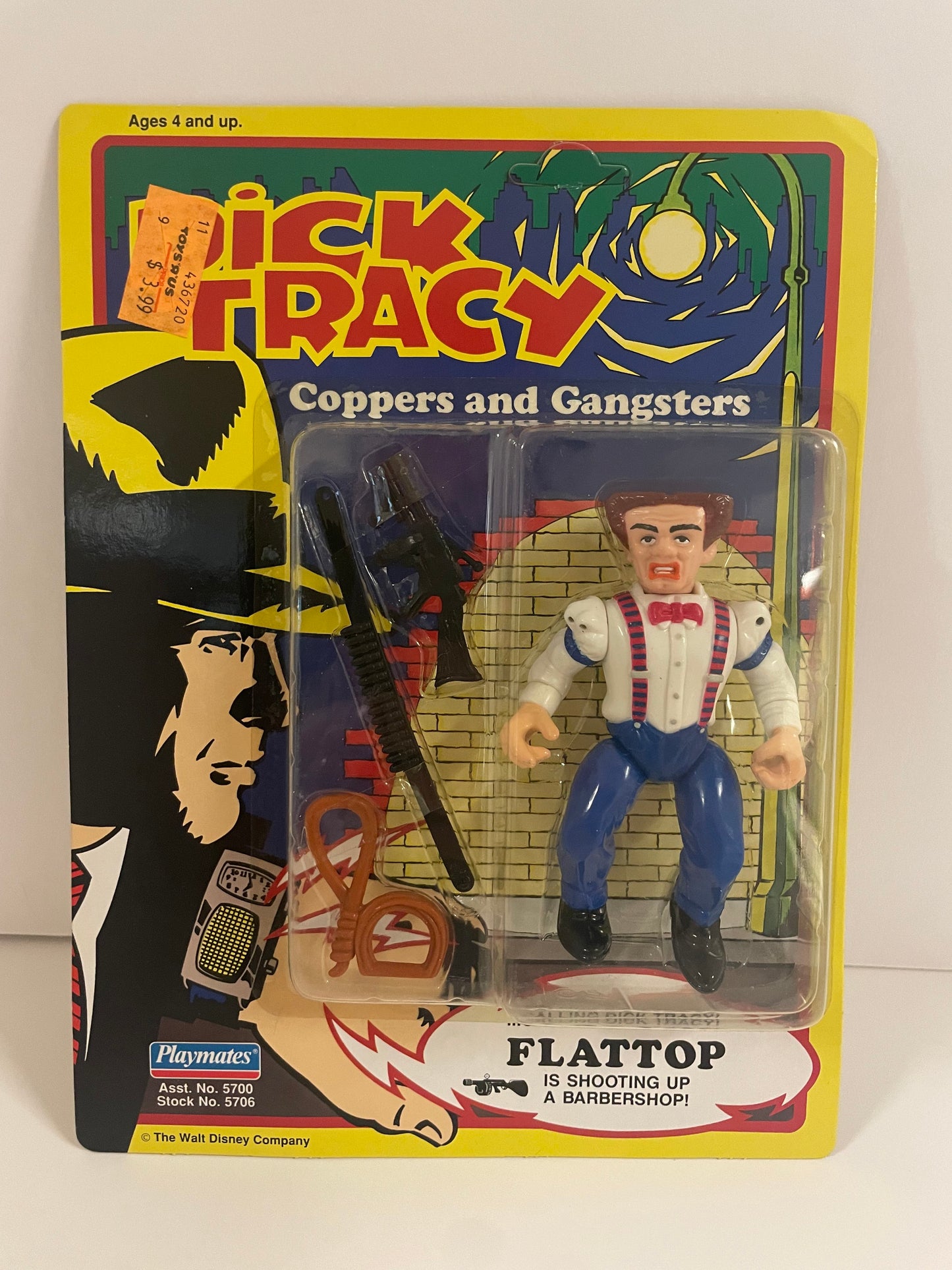 Vintage Playmates Dick Tracy Flattop