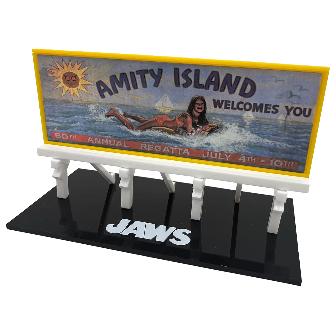 Jaws- Amity Island Billboard Scaled Prop Replica