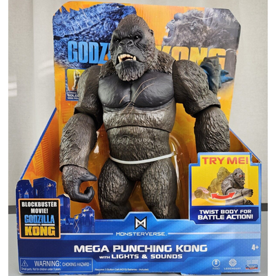 Playmates 13” MEGA PUNCHING KONG Toy Figure Monsterverse Godzilla