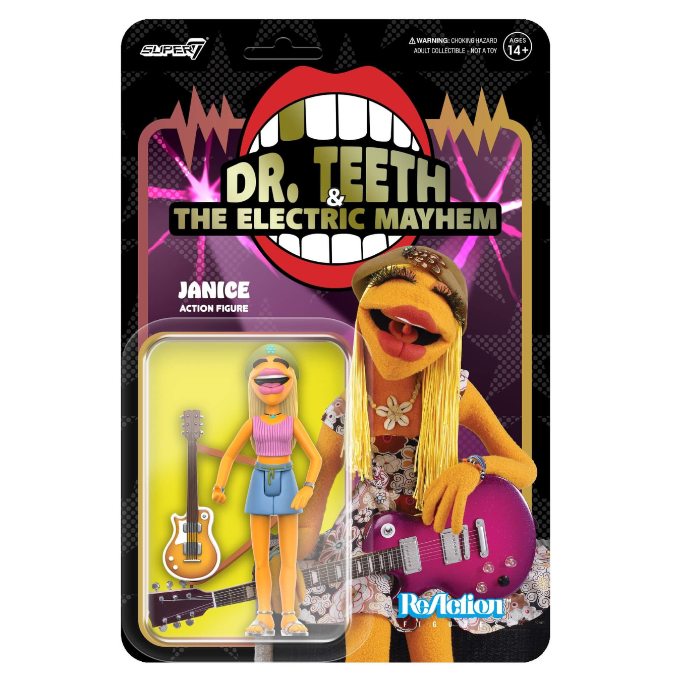 The Muppets ReAction Wave 1 - Electric Mayhem Band Janice