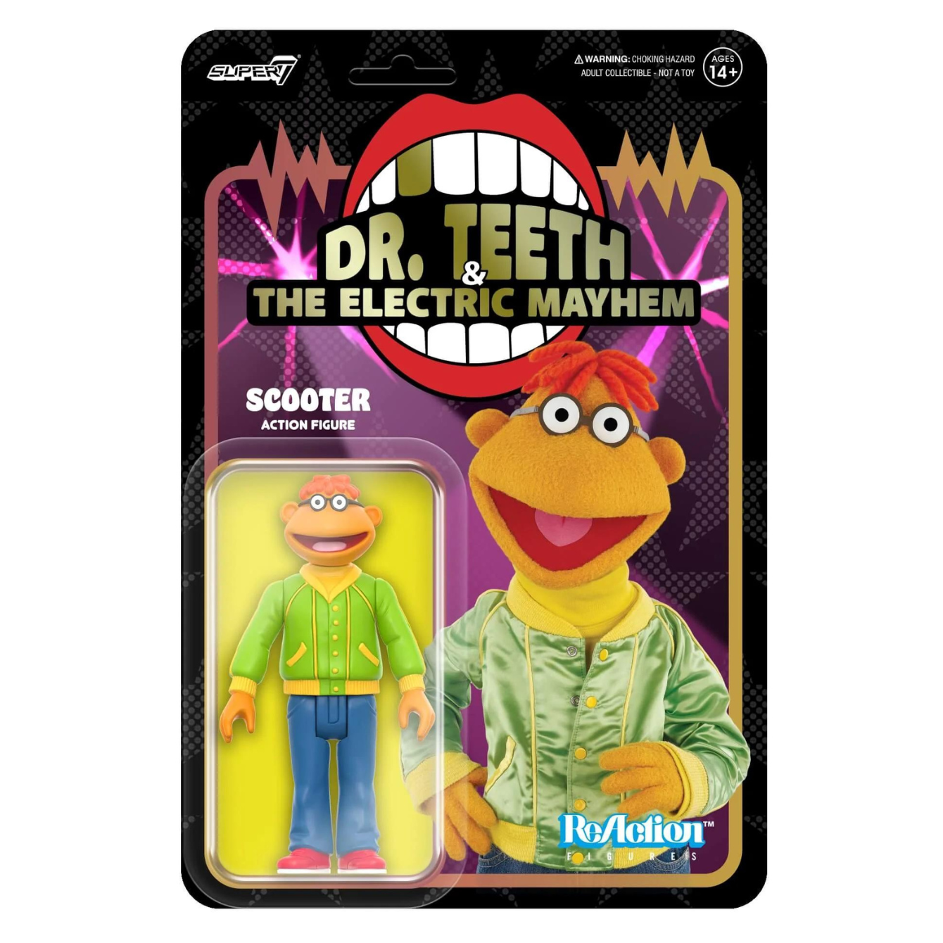 The Muppets ReAction Wave 1 - Electric Mayhem Band Scooter