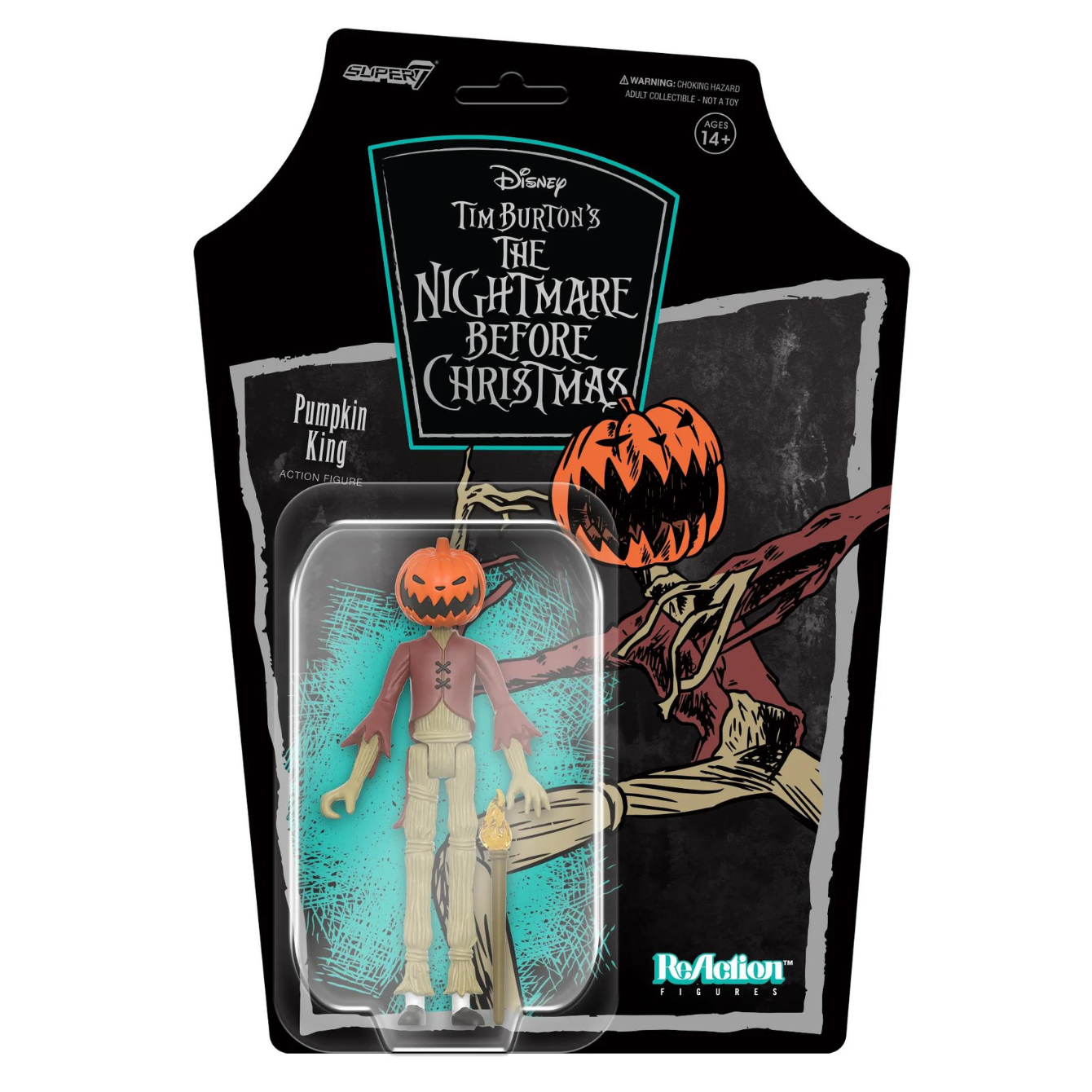 Tim Burton's The Nightmare Before Christmas ReAction Figures Wave 2 Pumpkin King