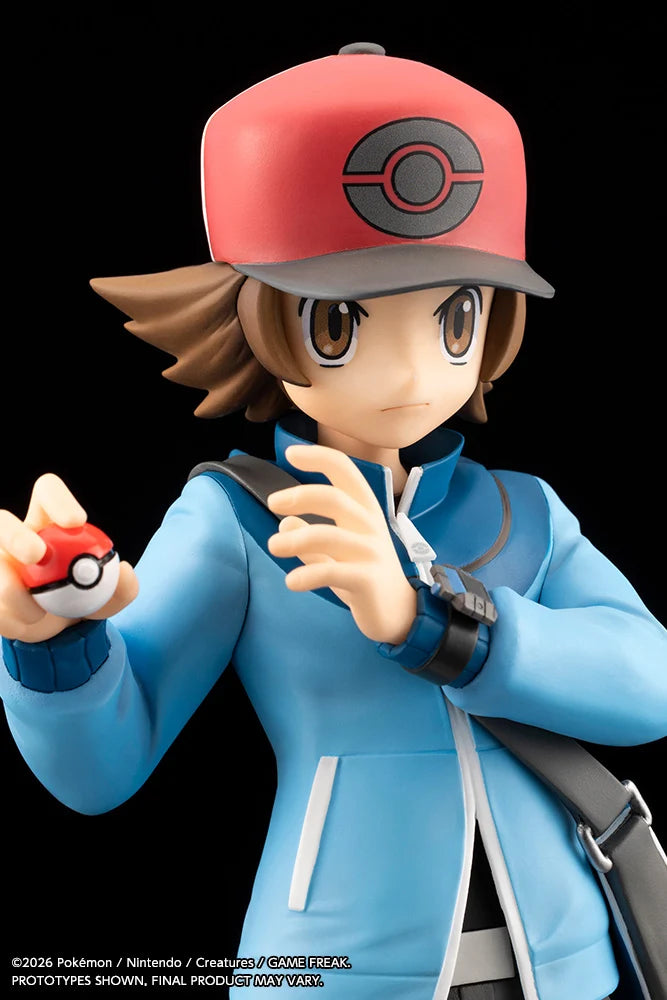 PRE-ORDER Kotobukiya Pokémon Hilbert with Victini ARTFX J Statue