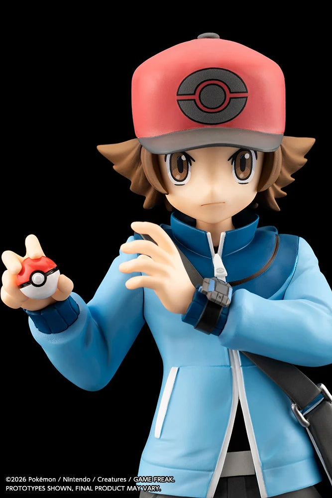 PRE-ORDER Kotobukiya Pokémon Hilbert with Victini ARTFX J Statue