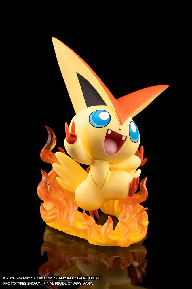 PRE-ORDER Kotobukiya Pokémon Hilbert with Victini ARTFX J Statue