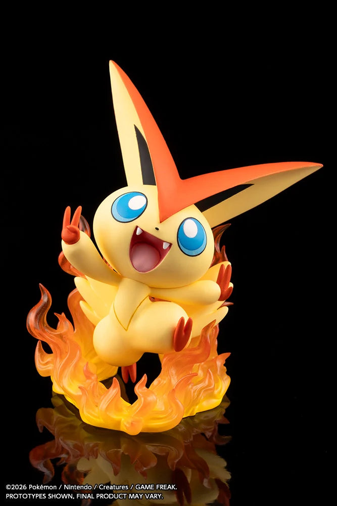 PRE-ORDER Kotobukiya Pokémon Hilbert with Victini ARTFX J Statue