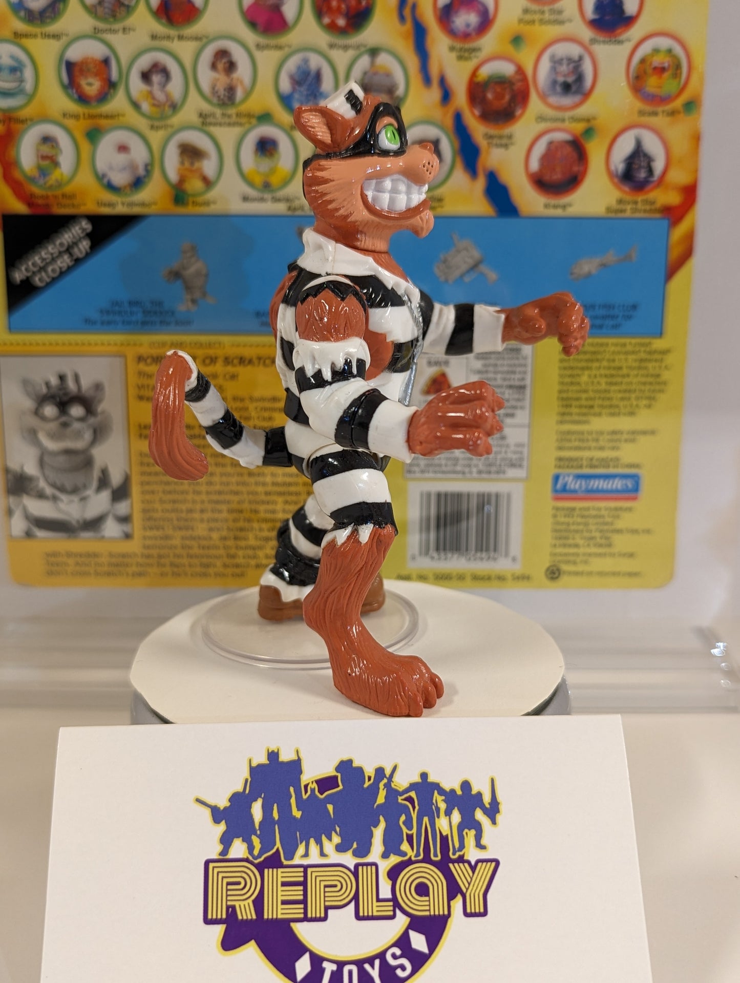 TMNT 1993 SCRATCH THE CAT