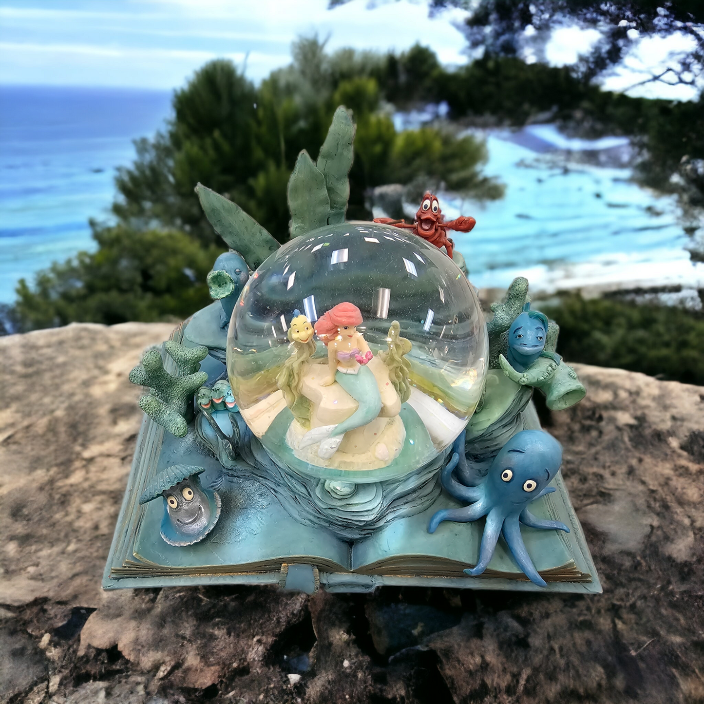 Wonders Within Deep-Sea Dreamer Ariel Snow Globe