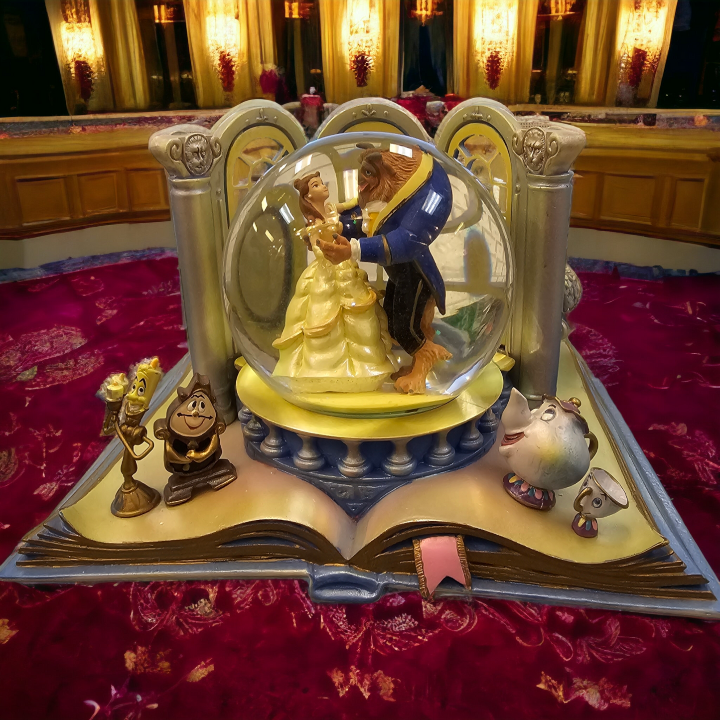 Wonders Within Beauty and The Beast Snow Globe