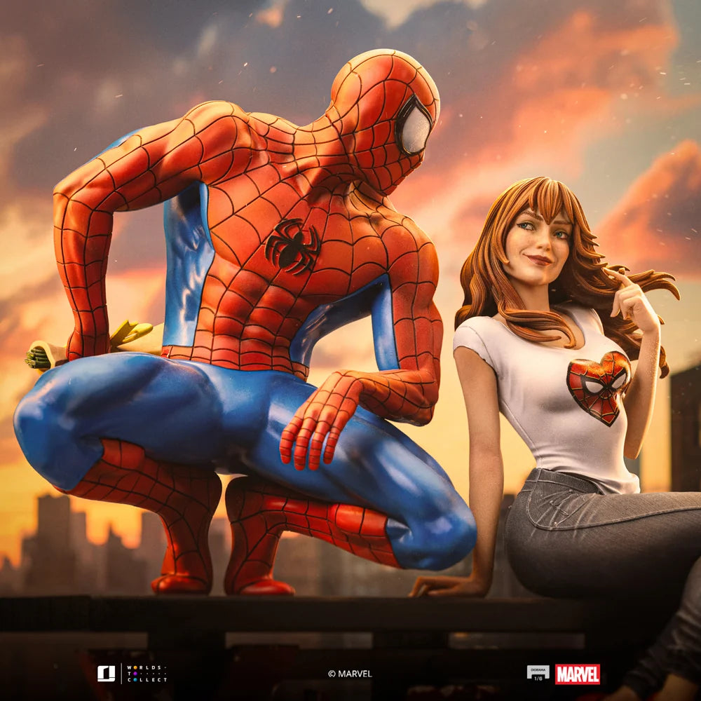 Spider-Man and MJ - Marvel Comics - Diorama 1/6 Scale Statue