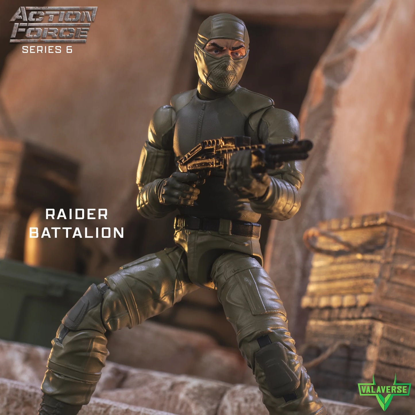Valaverse Action Force Raider Battalion 1:12 Action Figure