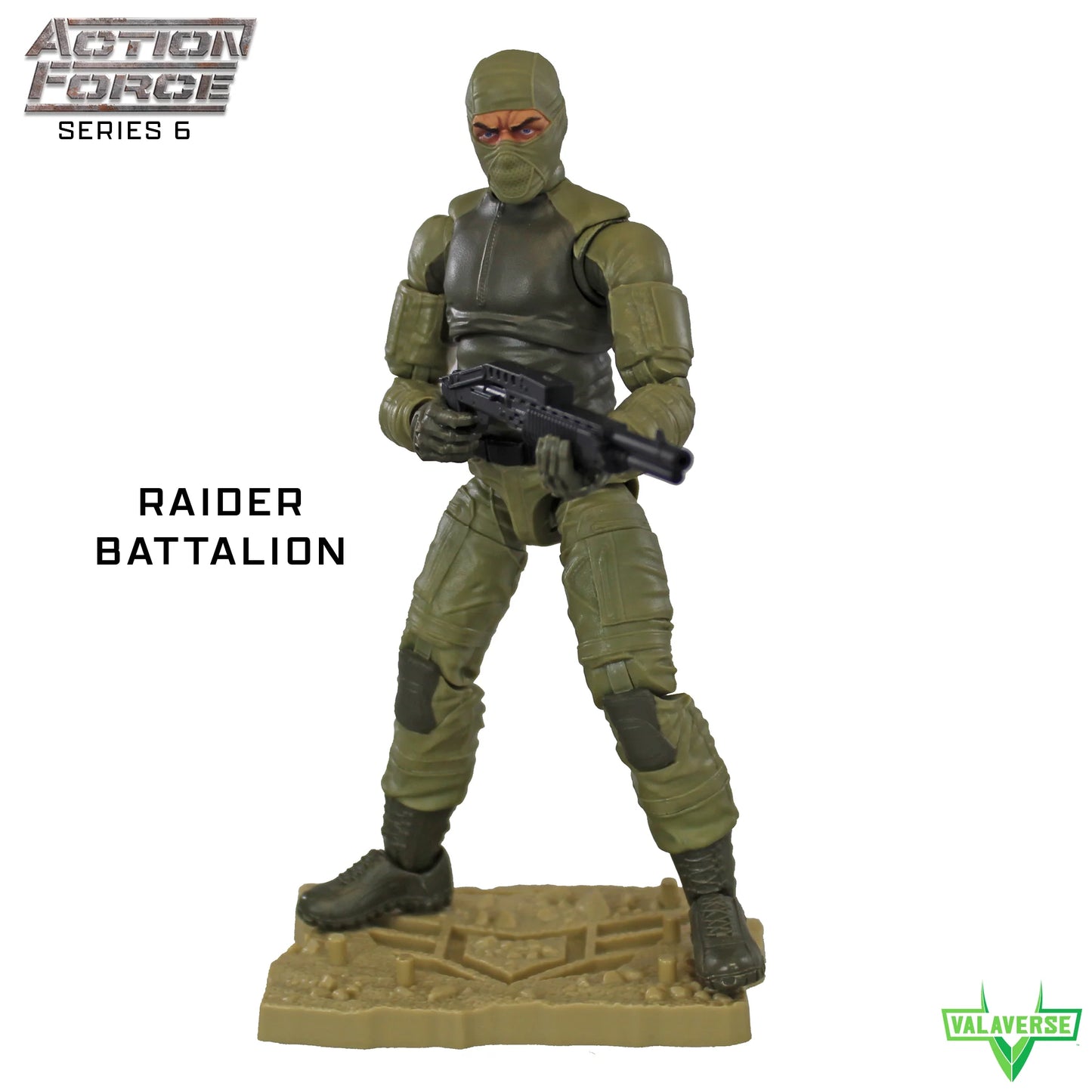 Valaverse Action Force Raider Battalion 1:12 Action Figure