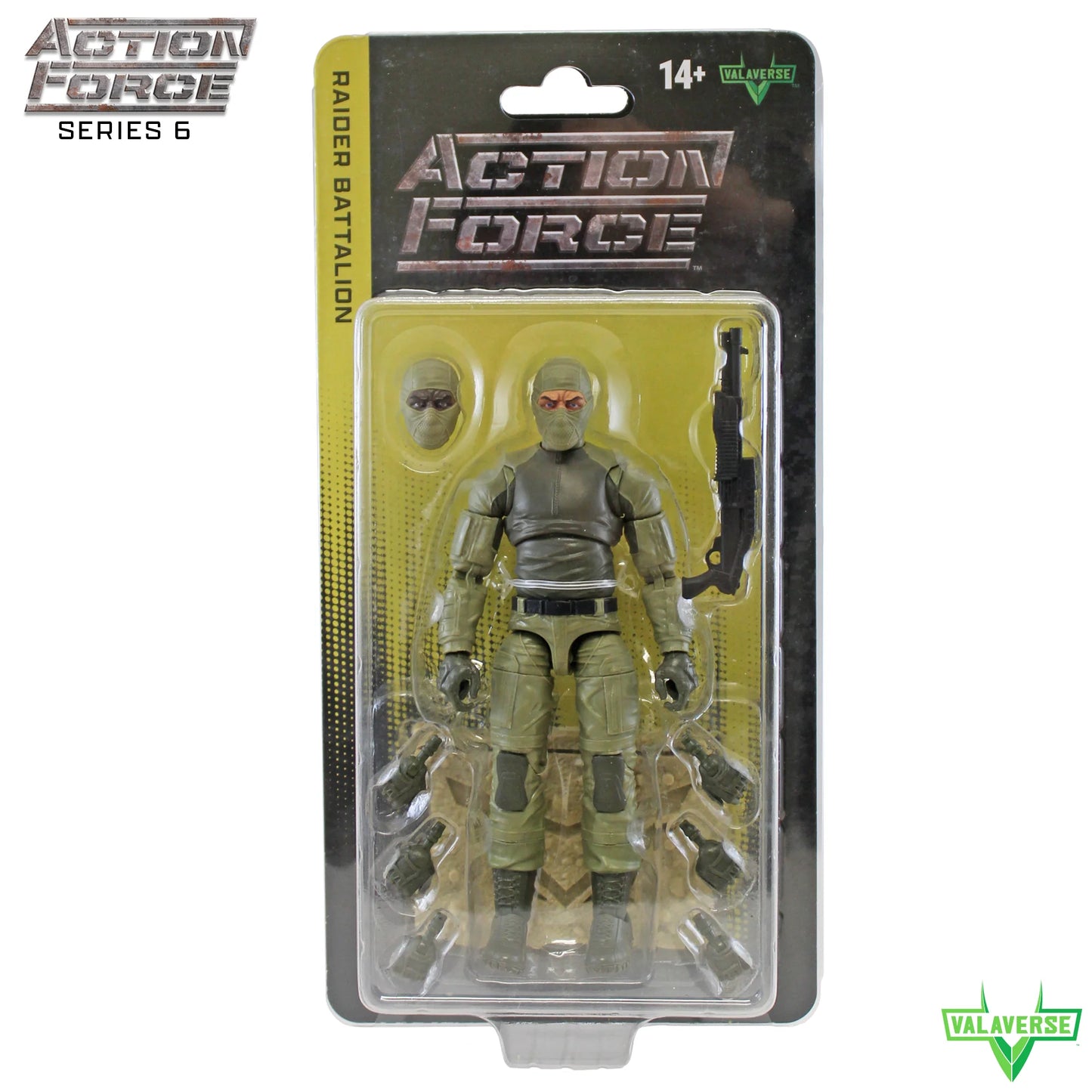Valaverse Action Force Raider Battalion 1:12 Action Figure