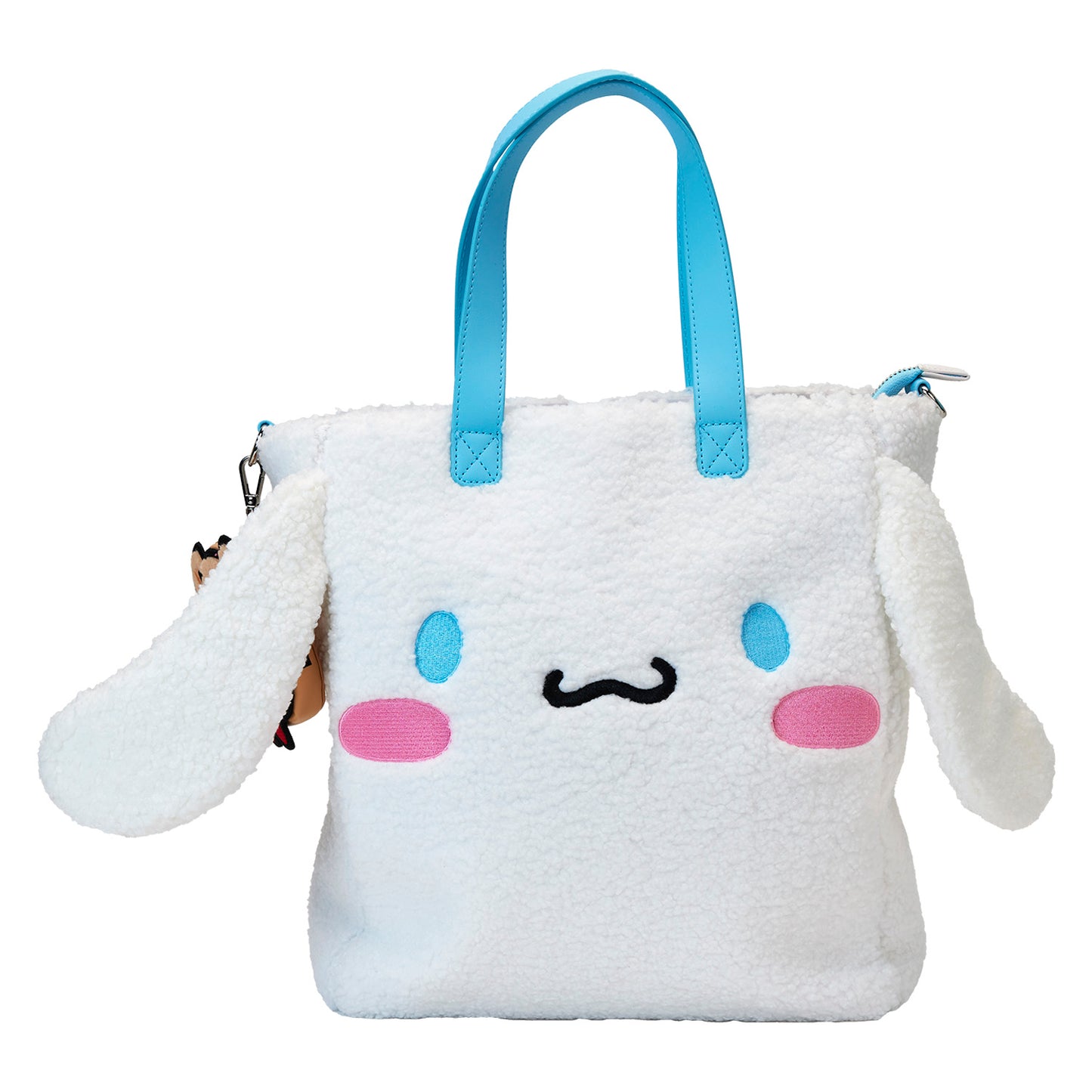 PRE-ORDER Loungefly Sanrio Cinnamoroll Sherpa Figural Tote Bag with Coin Purse