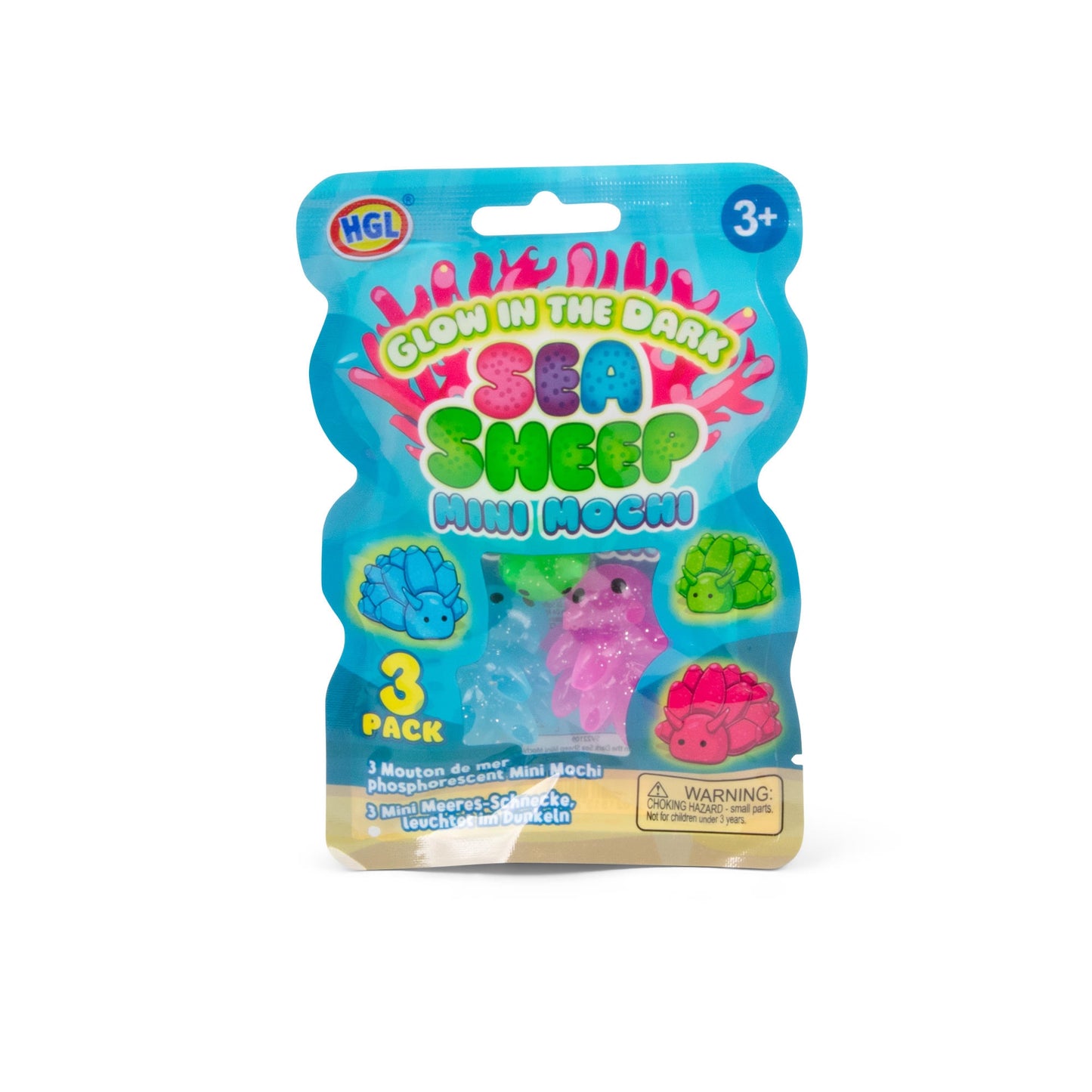 SEA SHEEP GLOW IN THE DARK MINI MOCHIS 3PK