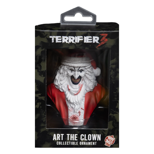 Trick or Treat Studios Holiday Horrors Terrifier Art the Clown Resin Ornament