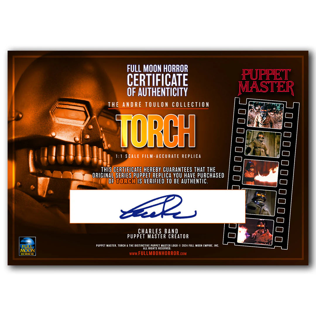 The Andre Toulon Puppet Master Replica Collection - TORCH
