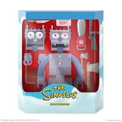 The Simpsons ULTIMATES! Wave 1 Robot Scratchy